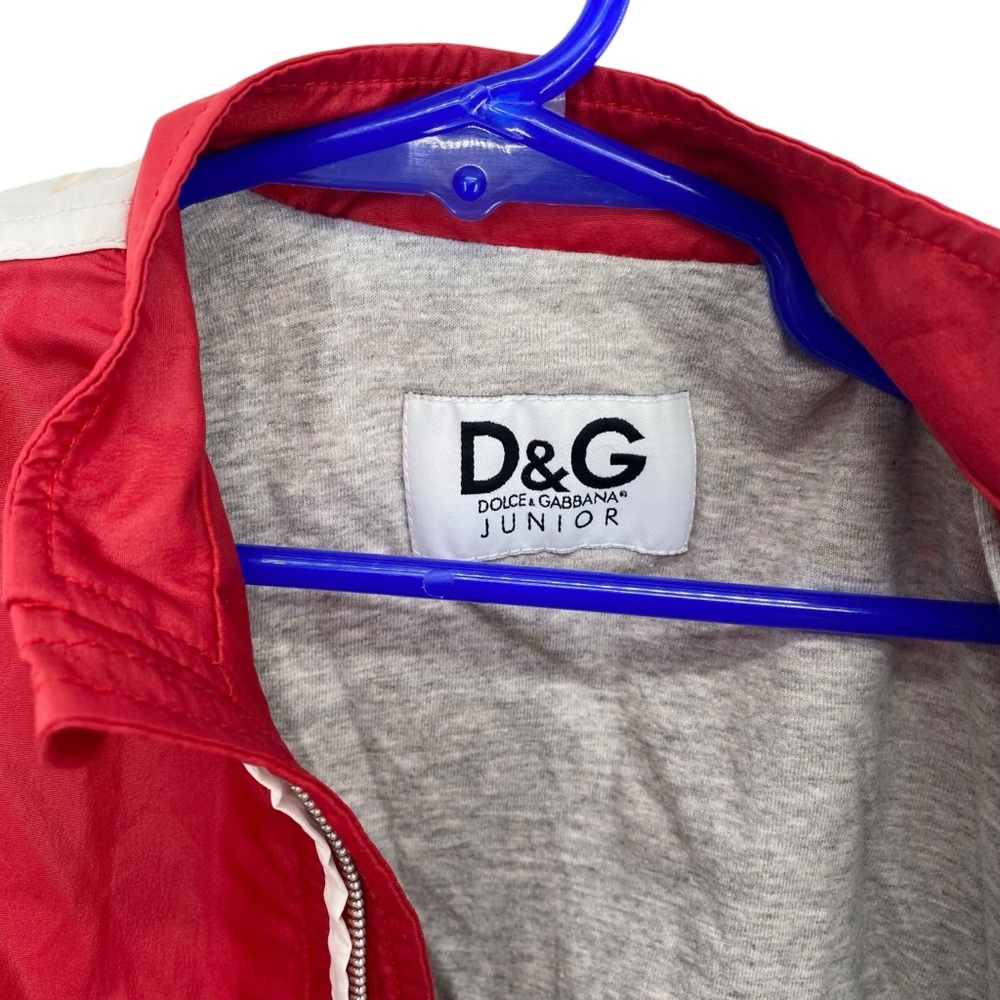 Dolce & Gabbana Toddler Boys Red Zip Up Track Jacket - Picture 5 of 12